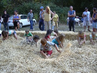 Digging for money at the Elks Picnic